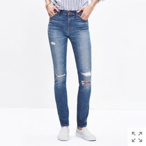 MADEWELL 9” HIGH RISER SKINNY JEANS